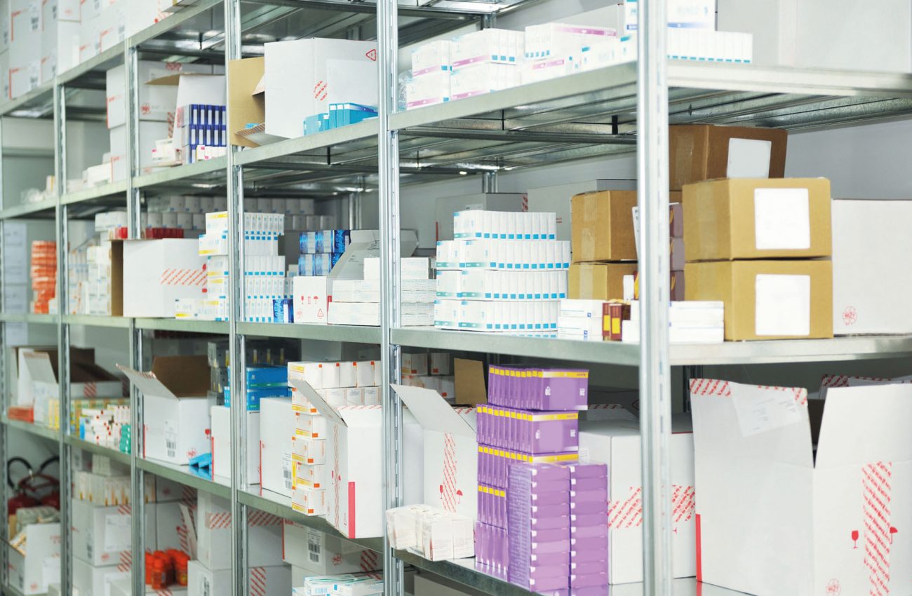 medical factory  supplies storage indoor